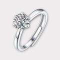 Moissanite Stud Rings